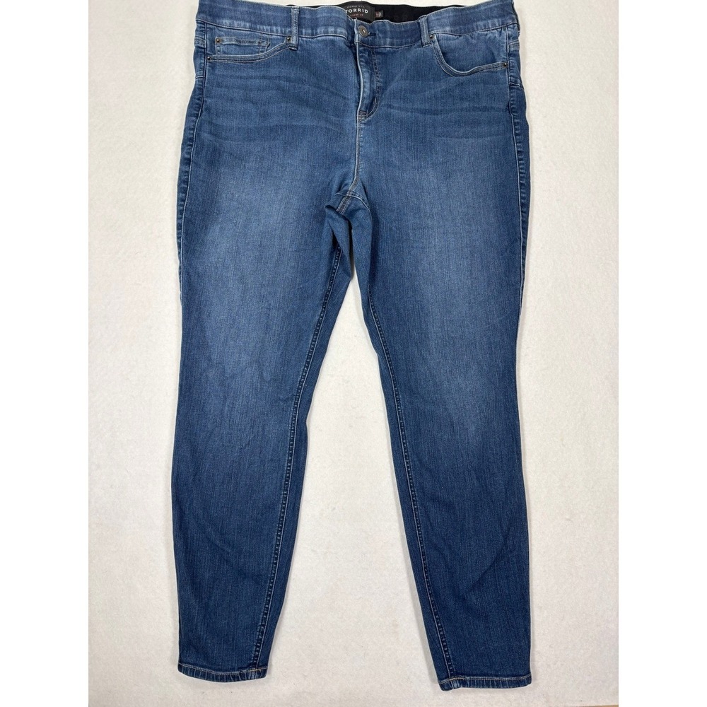 Torrid Bombshell Skinny Jeans Womens‎ 24W Tall High Rise Stretch Denim